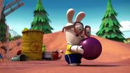 Nerdy Yellow Uniform Rabbid