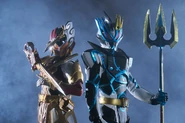 Kamen Rider Zero-One Sabela and Kamen Rider Zero-One Durendal Team Up