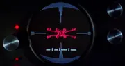 A   in the sights of a TIE Fighter's targeting computer
