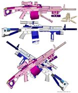 Princess Cadance and Shining Armor's Orion-Kalashnikov Advanced Combat Rifles