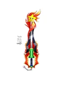 Mario's Heart of a Hero Keyblade