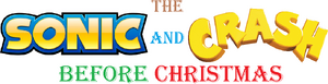 The Sonic and Crash Before Christmas logo