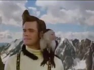 Ace with his monkey, Spike