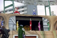 Red Squadron Ranger, Blue Squadron Ranger and Zeo Rangers Team Up