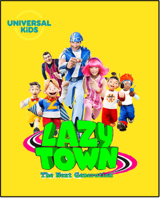 LazyTown The Next Generation Cover with new UK logo