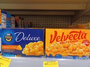 Kraft Macaroni & Cheese Deluxe and Velveeta