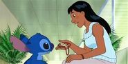Adult Lilo with Stitch in anime