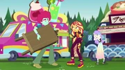 Sunset Shimmer "I'm not a witch"; Snow Flower crying EGSBP
