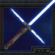 Zion's Blue Crossguard Lightsaber