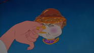 Chip blowing bubbles