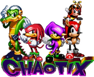 Mighty with Knuckles and Team Chaotix
