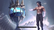 Rambo in his MK11 Arcade Ending