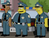 The Simpsons Guy - Clancy Wiggum, Lou, and Eddie