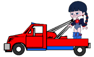 Adorabeezle in a Tow Truck 8