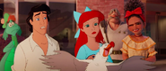Eric with Max, Ariel and others in Once upon a Studio