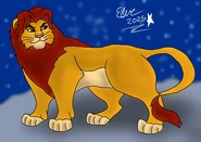 Adult Simba by 80sFan