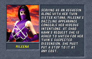 Mileena Bio (MKII)