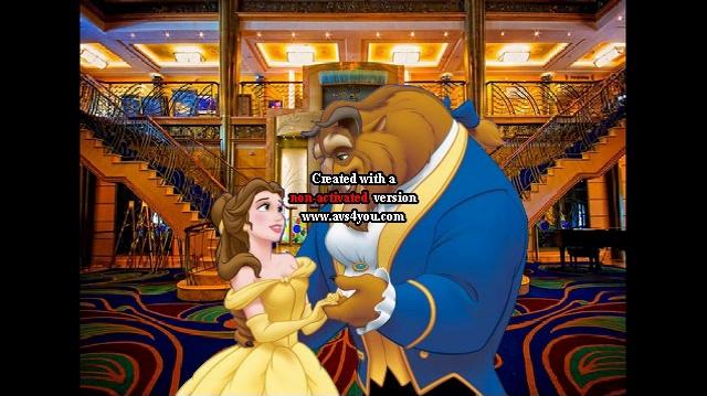 Belle and Beast goes to Disneyland