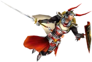 Warrior of Light alt EX Mode outfit from Amano art