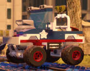 Captain America Monster Truck