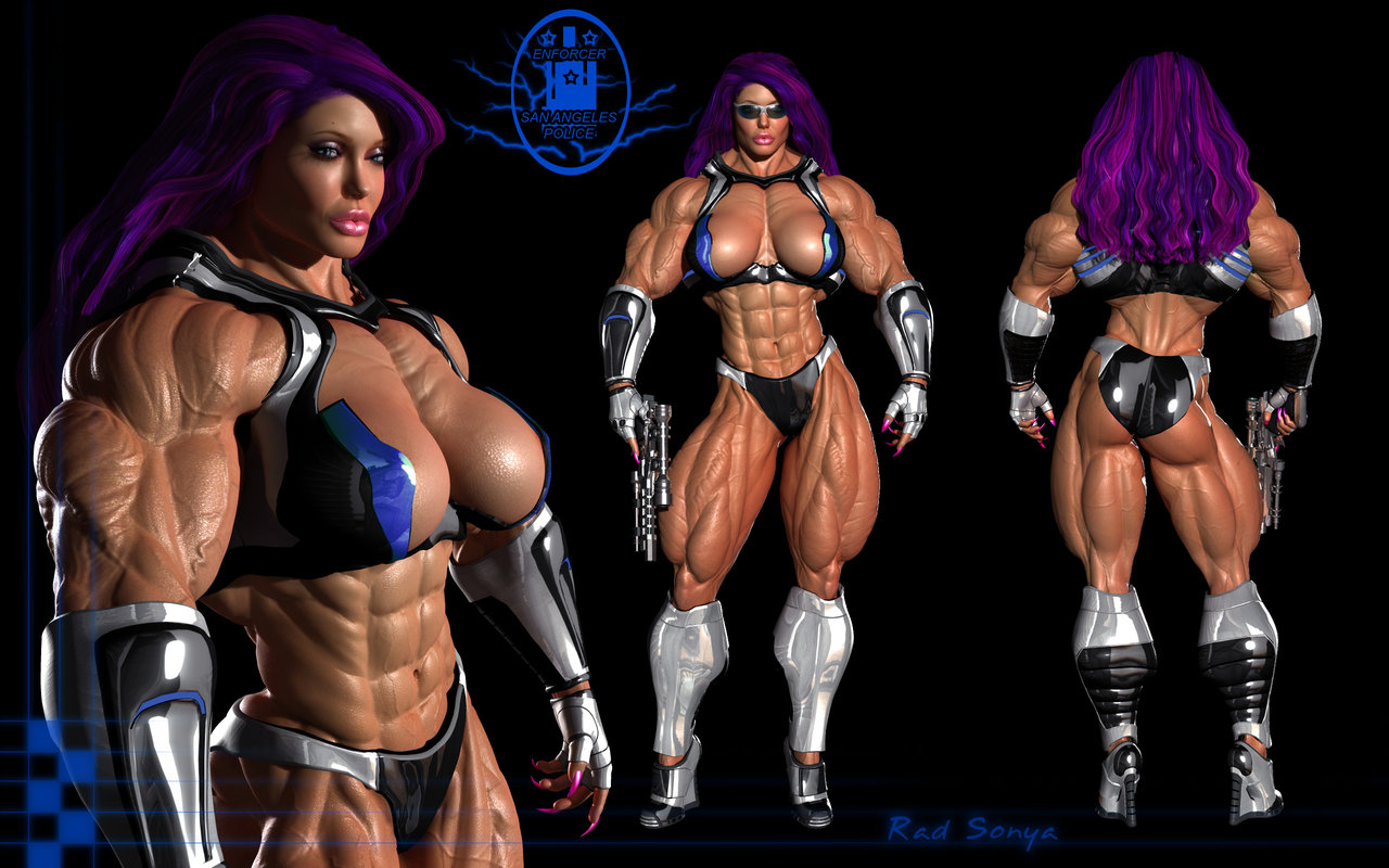 "Tigersan Female Muscle Art" title="Tigersan Female Muscle A...