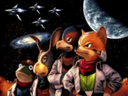 Falco in Starfox SNES wallpaper