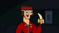 Tyler about to eat a banana in The EX-Files.