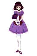 Hotaru with purple dress