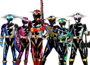 Dino Fury Rangers Cosmic Mode