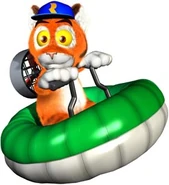 Timber in hovercraft