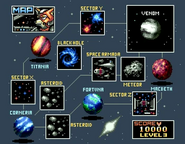 Lylat Map (SNES)