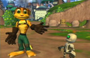 Ratchet and Clank meeting Novalis Chairman