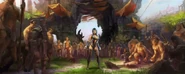 Edenia and Outworld forever merged in Sindel's MK9 ending