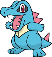 Totodile if player picks Cyndaquil