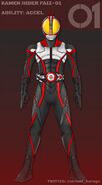 Nick as Kamen Rider Faiz-01