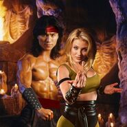Liu wearing his spiked wristbands with Sonya by RyuKang