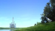Warrior in the Dissidia ending
