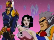 Capt. Falcon, Haruka, and Clash watching over in the heavens