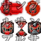 EB5f3v5UYAAdAWf.jpg (144 KB) Gokaiger Decadewatch (Neohi's creation) and Gokai Red Ridewatch