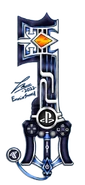 Warrior's Midnight Blue Keyblade