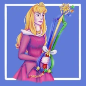 Aurora with the fairy star keyblade by cayru ddroq8z-fullview.jpg (118 KB)