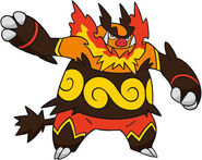 Emboar, even as the Masked Royal