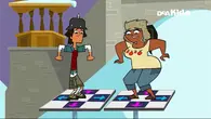 Noah and Leshawna are faced against each other in the dancing challenge.