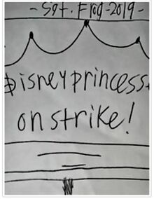 2019 Disney Princesses On Strike fanfic logo