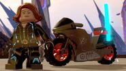 Black Widow's Motorbike