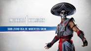 Sub-Zero's limited edition Day of the Dead skin