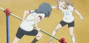 Yuru Yuri San Hai Episode 5 Back Hip Circle (Somersault Kick) Scene.gif (828 KB)