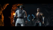 Raiden and Fujin in MKX story mode