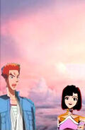 Rick visiting Haruka in Heaven