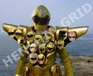 Super Megaforce Yellow Yellow Gold Mode